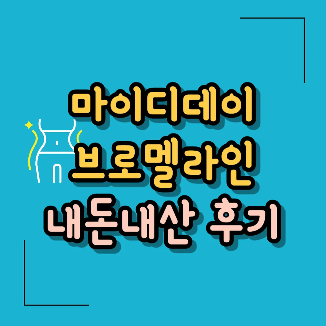 마이디데이 브로멜라인